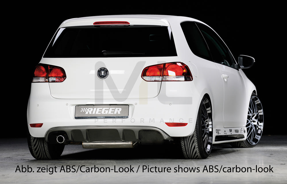 Rieger 00059510 VW Mk6 Golf Rear Diffuser 2 | ML Performance UK Car Parts