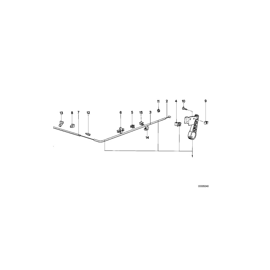 Genuine BMW 51231881741 E28 Case (Inc. 533i) | ML Performance UK Car Parts