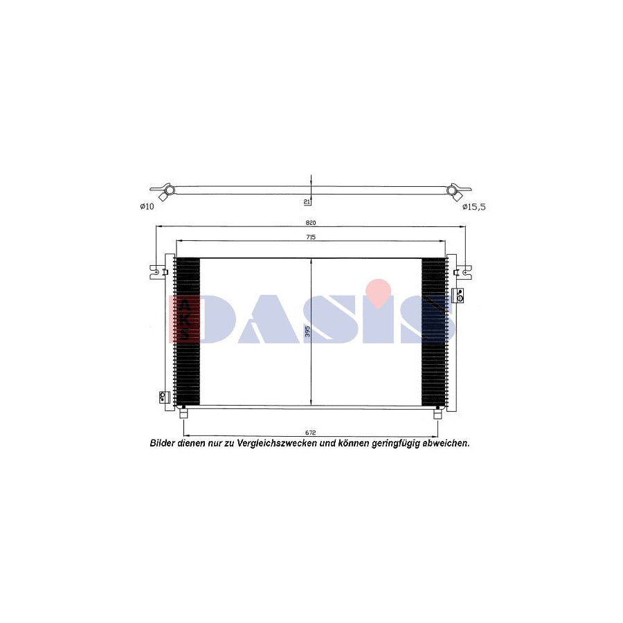 AKS Dasis 072036N Air Conditioning Condenser | ML Performance UK