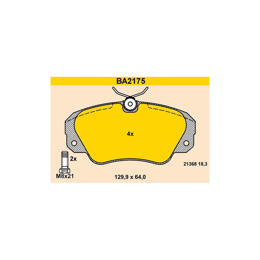 Barum BA2175 Brake Pad Set