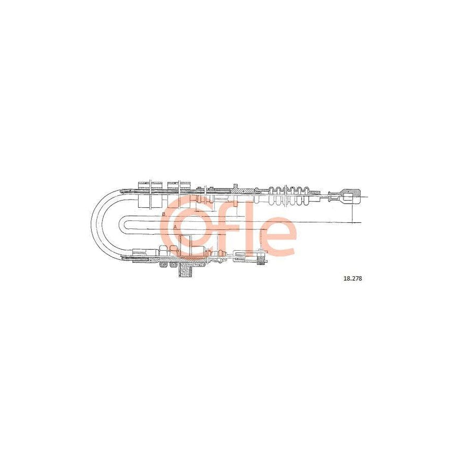 Cofle 18.278 Clutch Cable