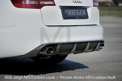 Rieger 00088045 Audi 4F A6 Rear Diffuser 3 | ML Performance UK Car Parts