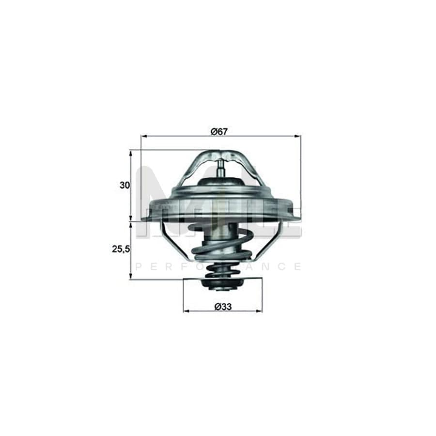 MAHLE ORIGINAL TX 53 85D Engine thermostat Opening Temperature: 85��C, with seal | ML Performance Car Parts