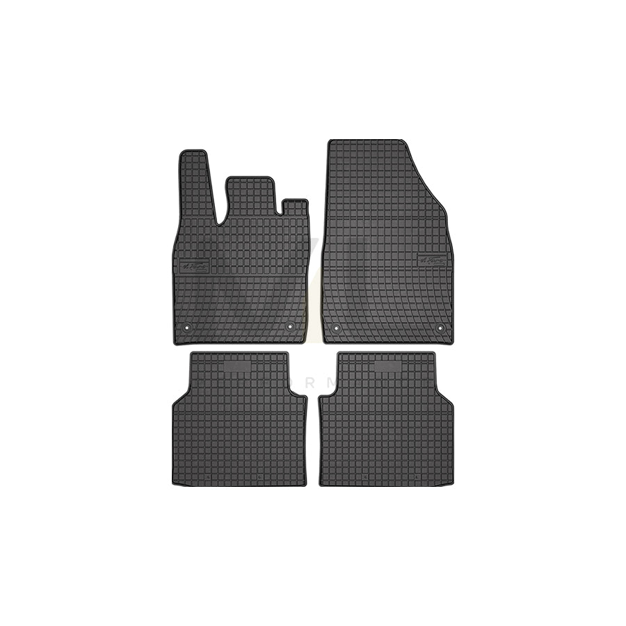 FROGUM Tailored, Basic 411760 Floor mat set for VW ID.4 (E21) Elastomer, Front and Rear, Quantity: 4, Black | ML Performance Car Parts