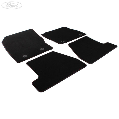 GENUINE FORD 1924542 FOCUS FRONT & REAR CONTOUR FLOOR MATS KIT VELOUR 2015- | ML Performance UK