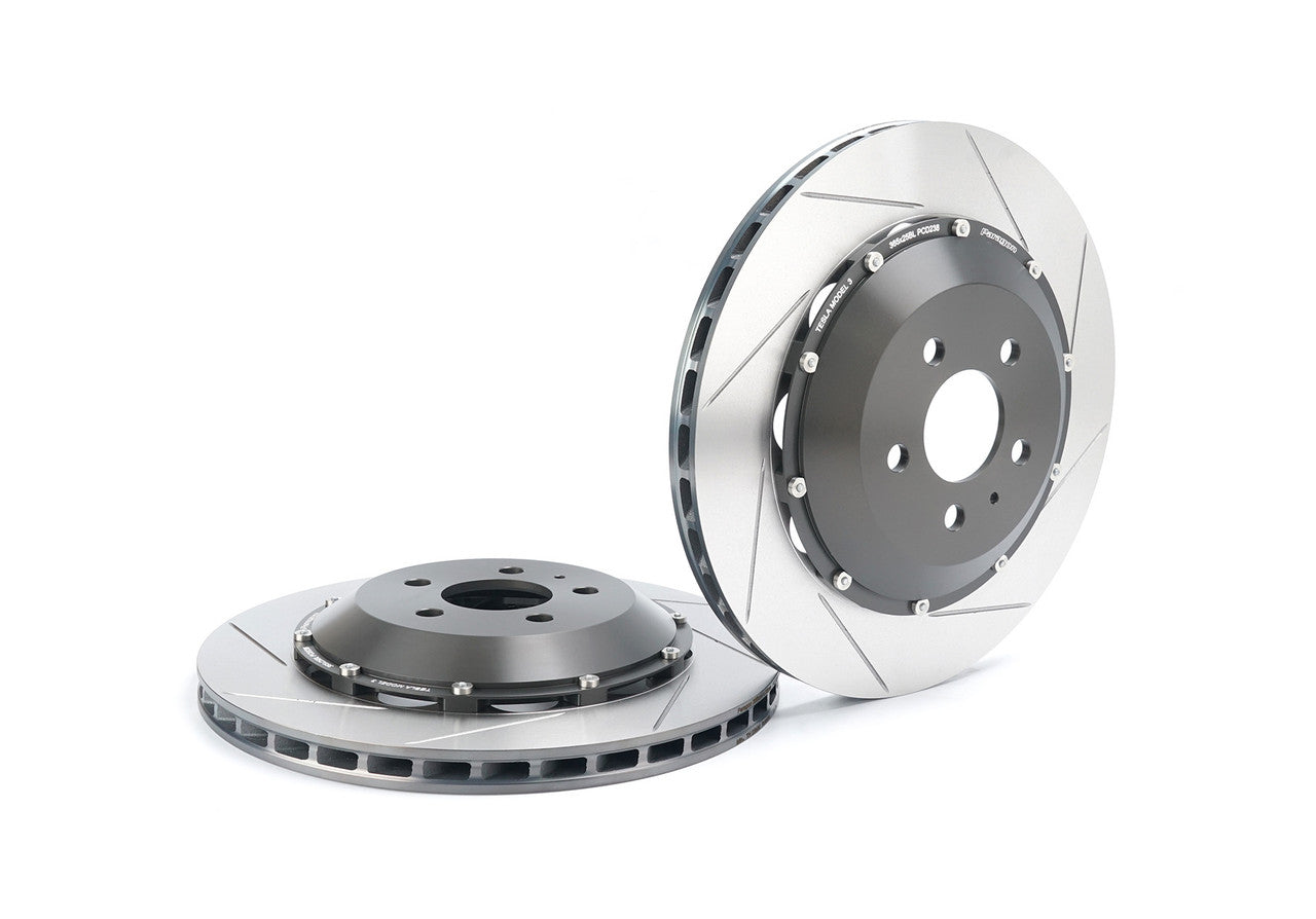 Paragon 2-Piece Brake Discs Front Pair 365mm x 25mm (14.37" x 0.98") - Tesla Model 3 RWD/AWD (Non-Performance) - Larger Rotor