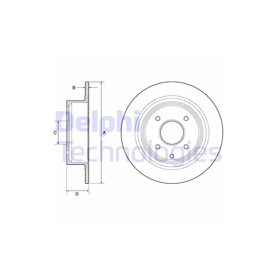 Delphi Bg4666C Brake Disc