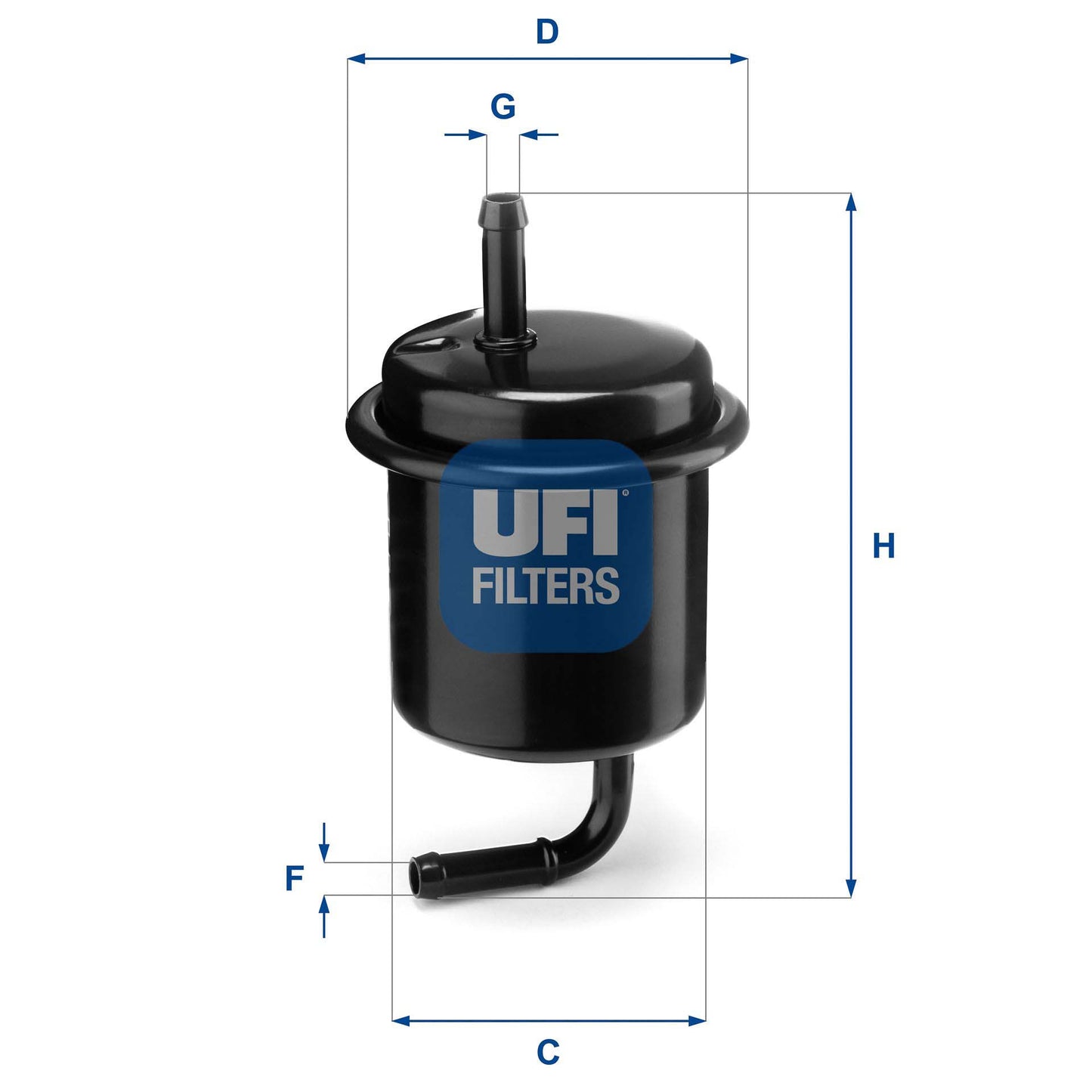 UFI 31.801.00 Fuel Filter For Suzuki Grand Vitara