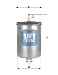 UFI 31.570.00 Fuel Filter