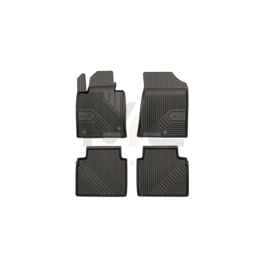 FROGUM Tailored 77409217 Floor mat set for KIA Optima / K5 Saloon (JF) Elastomer, Front and Rear, Quantity: 4, Black | ML Performance Car Parts