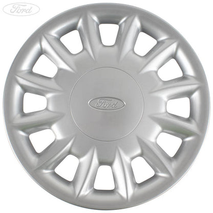 GENUINE FORD 7307154 ESCORT MK6 14" STEEL WHEEL TRIM COVER SILVER X1 95-00 | ML Performance UK