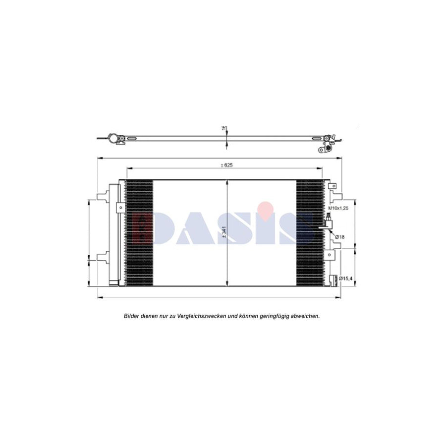 AKS Dasis 482031N Air Conditioning Condenser | ML Performance UK