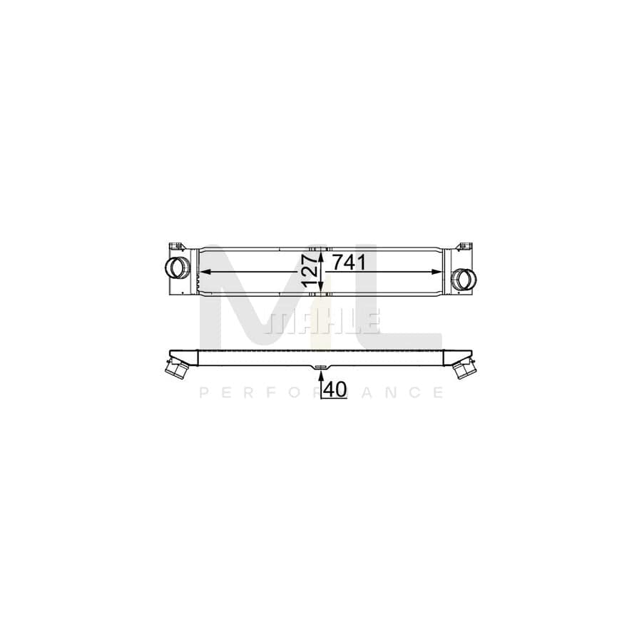 MAHLE ORIGINAL CI 157 000S Intercooler for FIAT DUCATO | ML Performance Car Parts