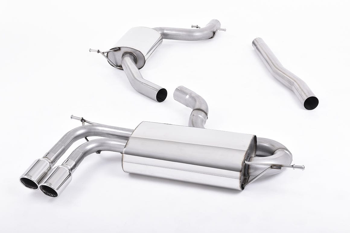 MillTek SSXAU259 Audi A3 Resonated Cat-Back Exhaust