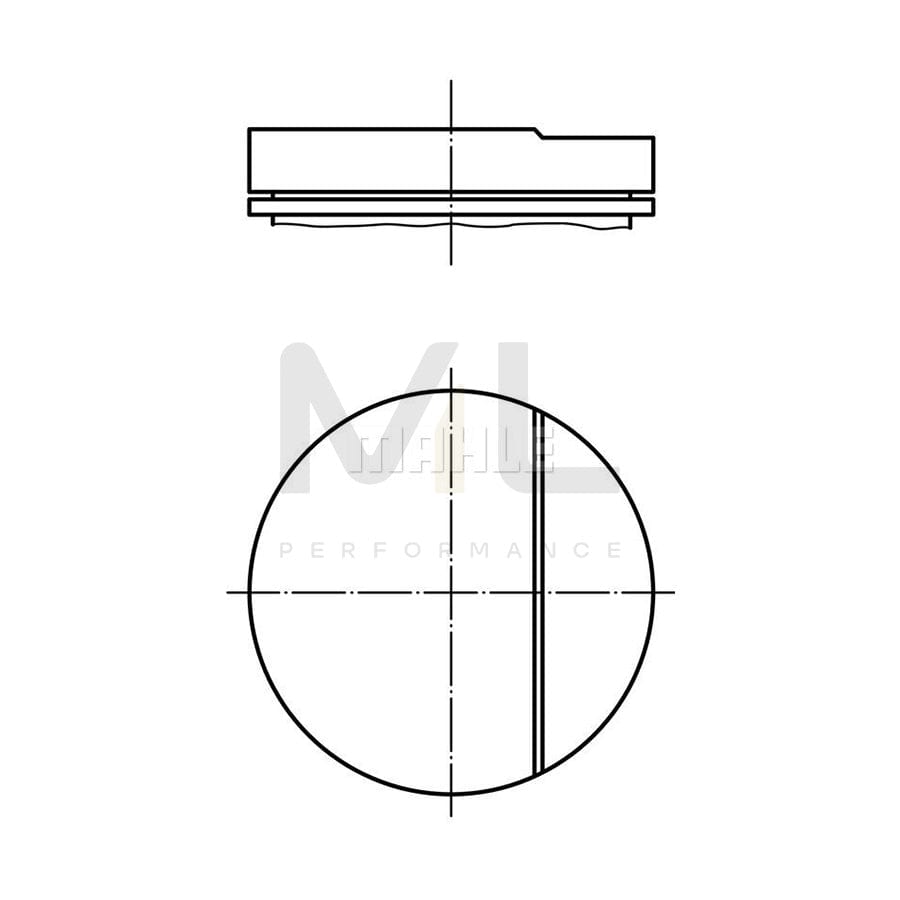 MAHLE ORIGINAL 002 18 01 Piston 89,5 mm | ML Performance Car Parts