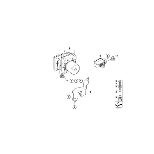 Genuine BMW Mini 61136920061 Slider (Inc. One Eco 55kW, Cooper D & X3 2.5i) | ML Performance UK Car Parts