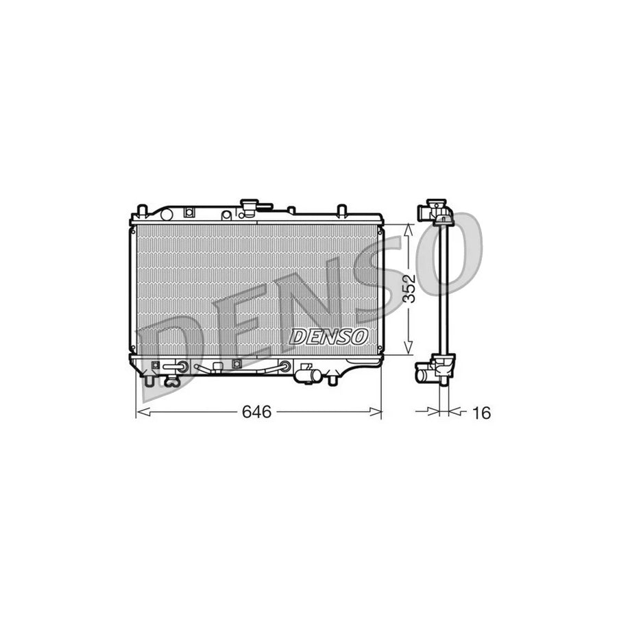 Denso DRM44005 Drm44005 Engine Radiator For Mazda 323 | ML Performance UK