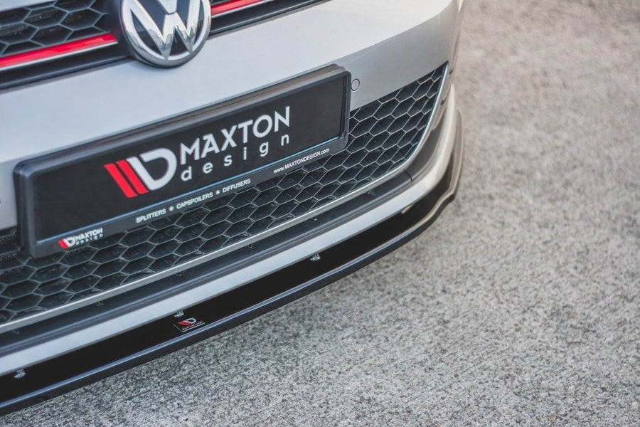 Maxton Design Volkswagen Golf GTI MK7 Front Splitter V.1