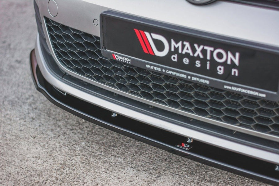 Maxton Design Volkswagen Golf GTI MK7 Front Splitter V.1