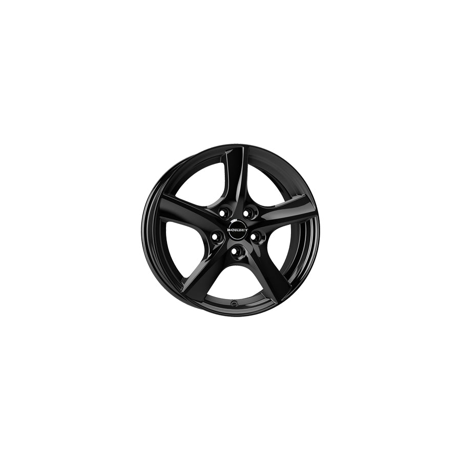 Borbet TL 5.5x15 ET46 TL 55546112566,6BG/T Glossy Black Wheel | ML Performance UK Car Parts