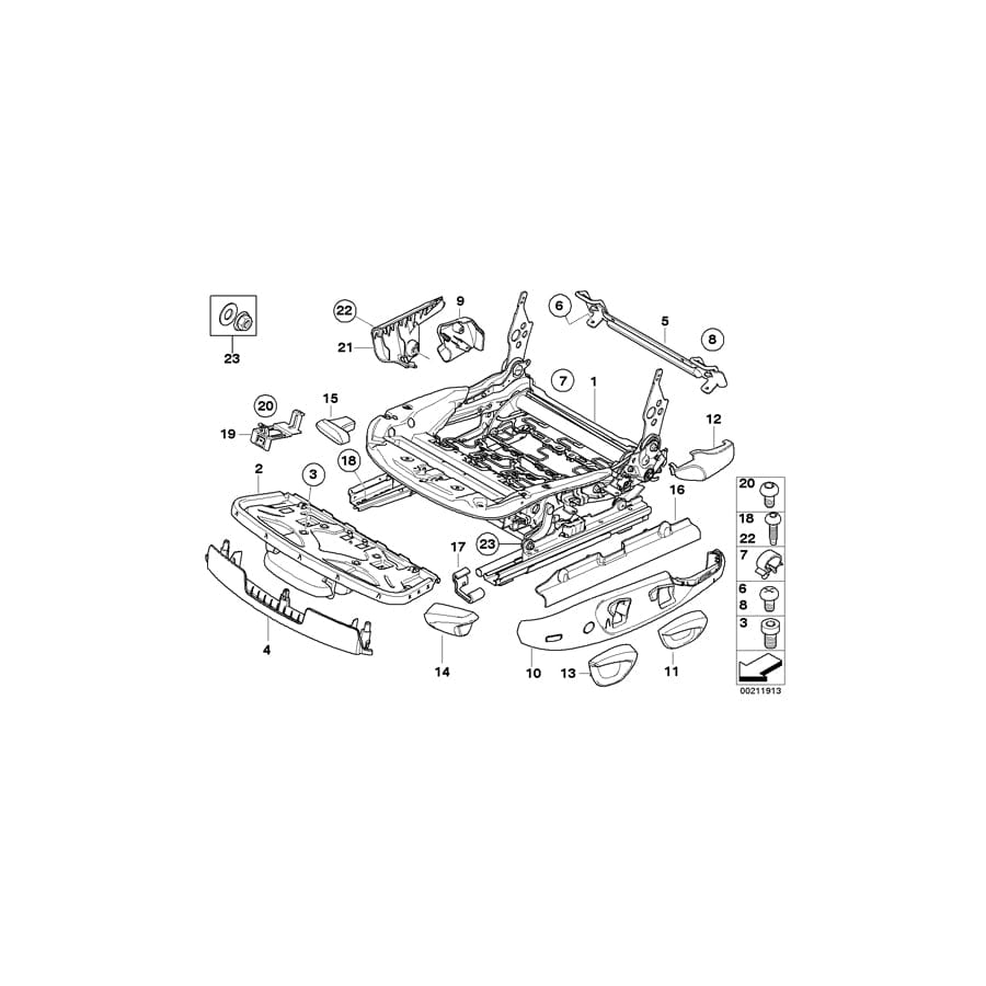 Genuine BMW 07146956577 E87 E90 Fillister Head Screw M5X10 (Inc. X1 28i, 116i 1.6 & X3 20i) | ML Performance UK Car Parts