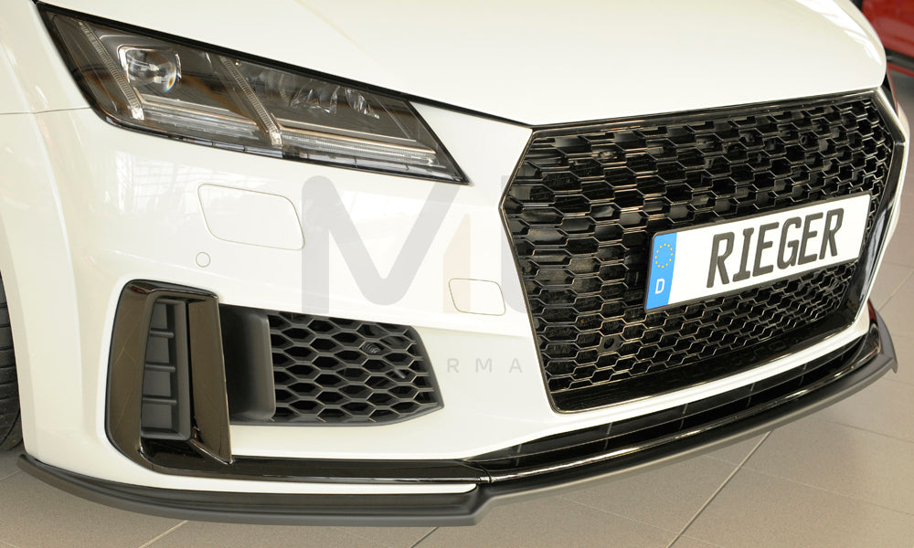 Rieger 00055180 Audi 8J-FV 8S Front Splitter (TT & TTS) 2 | ML Performance UK Car Parts