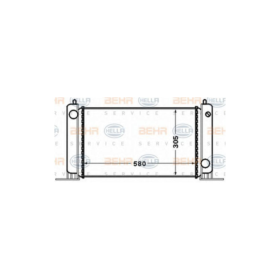 Hella 8MK 376 767-721 Engine Radiator For Fiat Stilo