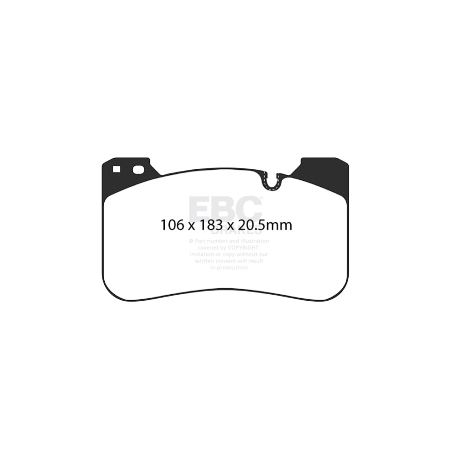 EBC DP82331RPX BMW RP-X Full Race Front Brake Pads - TRW Caliper 2 | ML Performance UK Car Parts