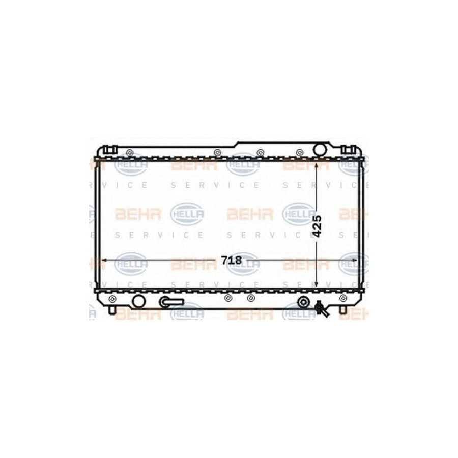 Hella 8MK 376 773-601 Engine Radiator