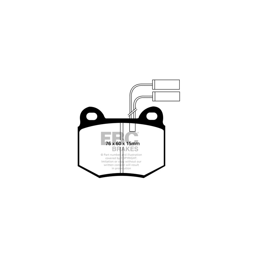 EBC PDKF020 Alfa Romeo 75 Ultimax Front Brake Pad & Plain Disc Kit - ATE Caliper 2 | ML Performance UK Car Parts