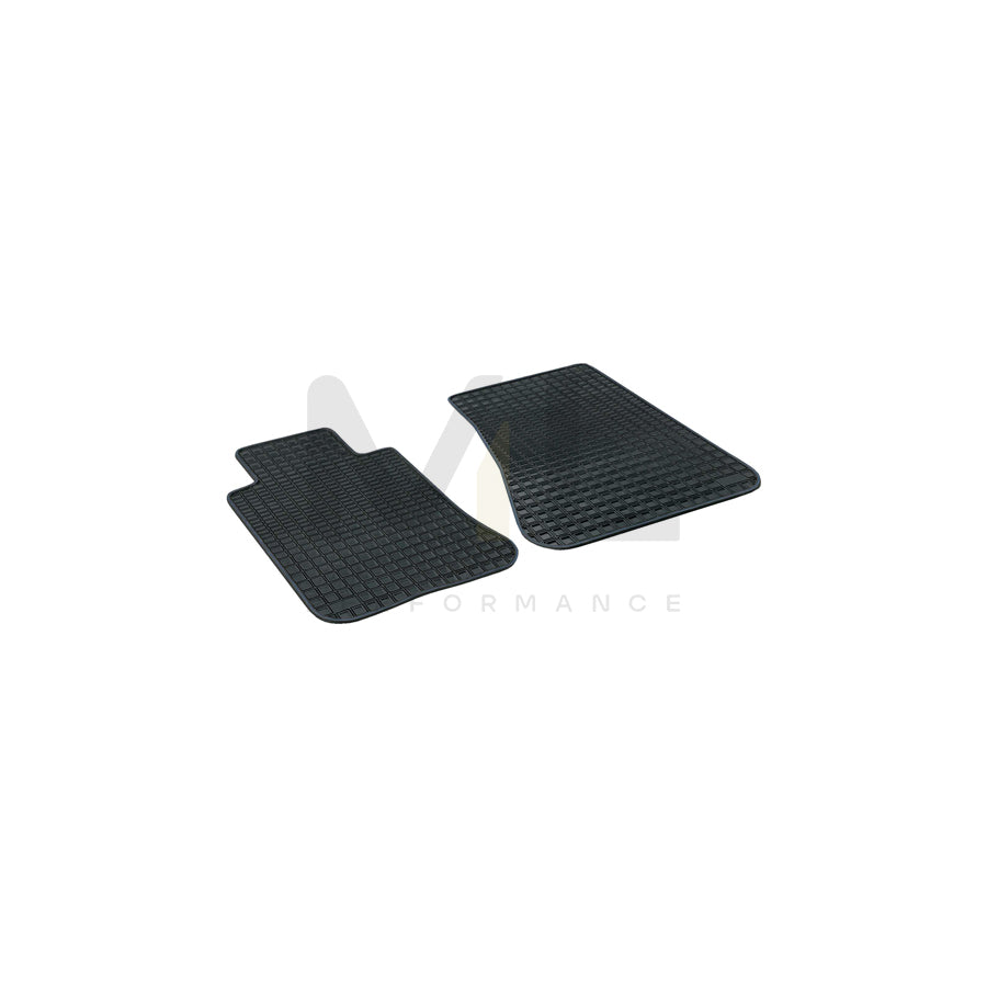 WALSER Tailored, Blueline Premium 14904 Floor mat set Elastomer, Rear, Quantity: 2, Black | ML Performance Car Parts