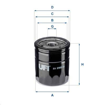 UFI 23.298.00 Oil Filter