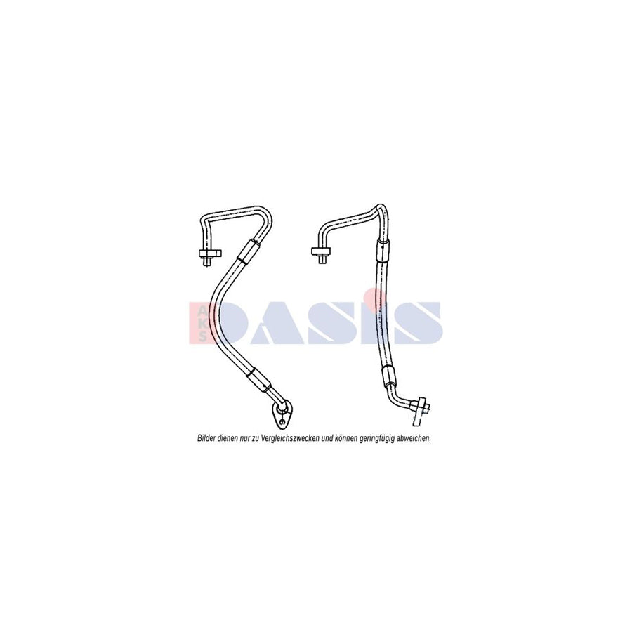 AKS Dasis 885814N High Pressure Line, Air Conditioning For Ford Focus | ML Performance UK