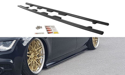 Maxton Design AU-A7-1-SLINE-SD1T Side Skirts Diffusers Audi S7 / A7 S-Line C7 | ML Performance UK Car Parts