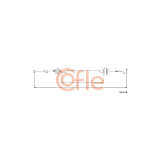 COFLE 10.1413 Throttle Cable for SKODA FAVORIT | ML Performance UK Car Parts