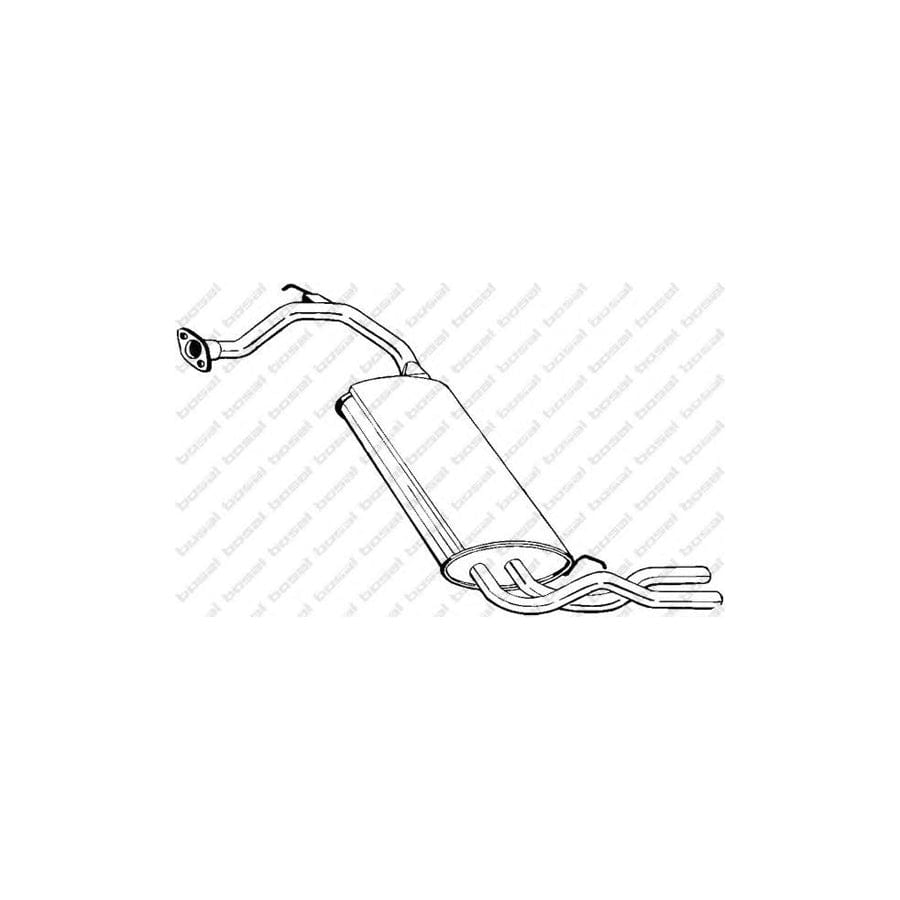 Bosal 278-353 Rear Silencer