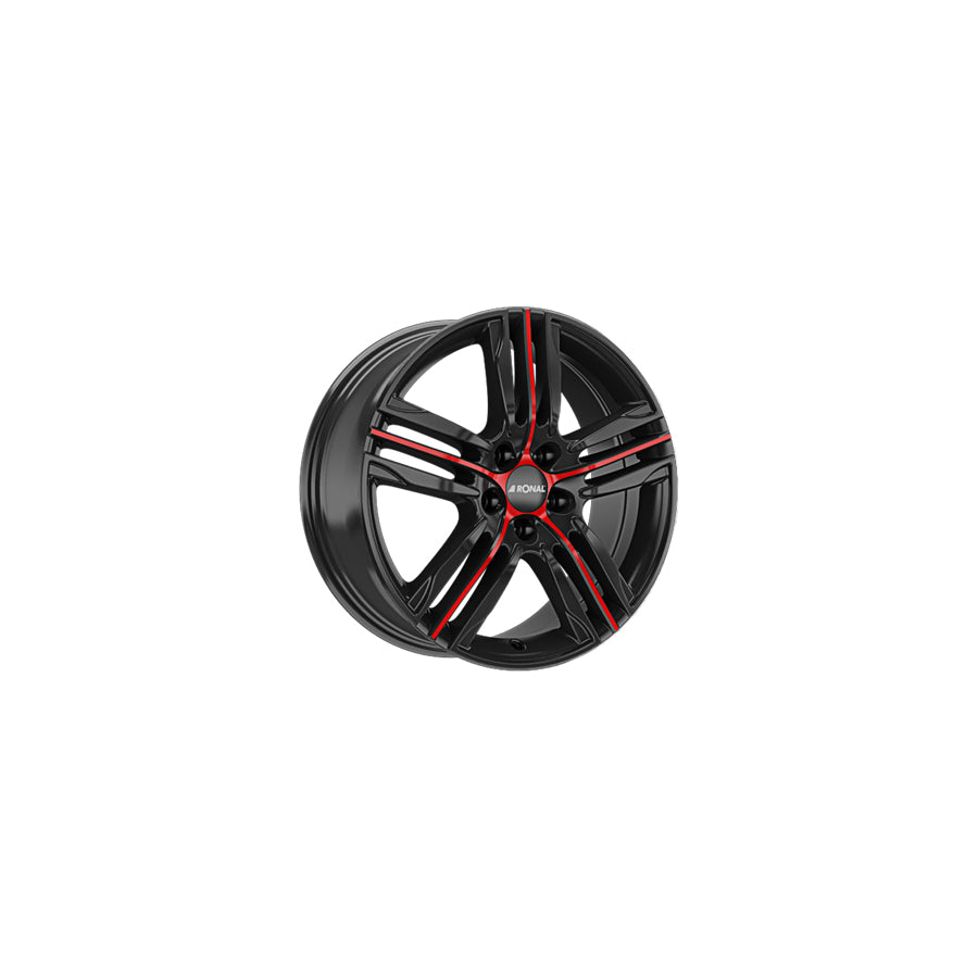 Ronal R57 MCR 7.5x17 ET38 57R7755.03X/MCR Jetblack-Red Spoke Wheel | ML Performance UK Car Parts