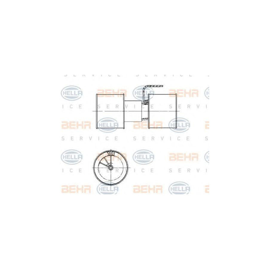 Hella 8EW 009 159-791 Interior Blower