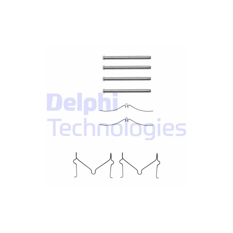 Delphi Lx0211 Accessory Kit, Disc Brake Pads