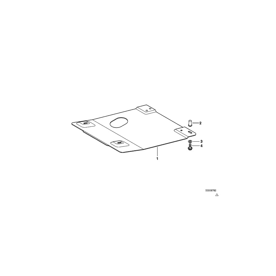 Genuine BMW Mini 51718209093 E36 Front Aggregate Protective Plate ALUMINIUM (Inc. M3) | ML Performance UK Car Parts