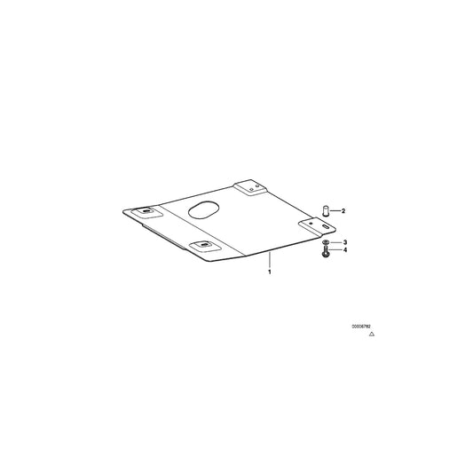 Genuine BMW Mini 51718209093 E36 Front Aggregate Protective Plate ALUMINIUM (Inc. M3) | ML Performance UK Car Parts