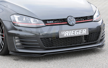 Rieger 00088099 VW Mk7 Golf Front Splitter (GTI & GTD) 2 | ML Performance UK Car Parts