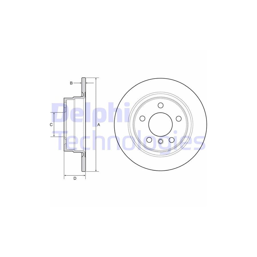 Delphi Bg4649C Brake Disc