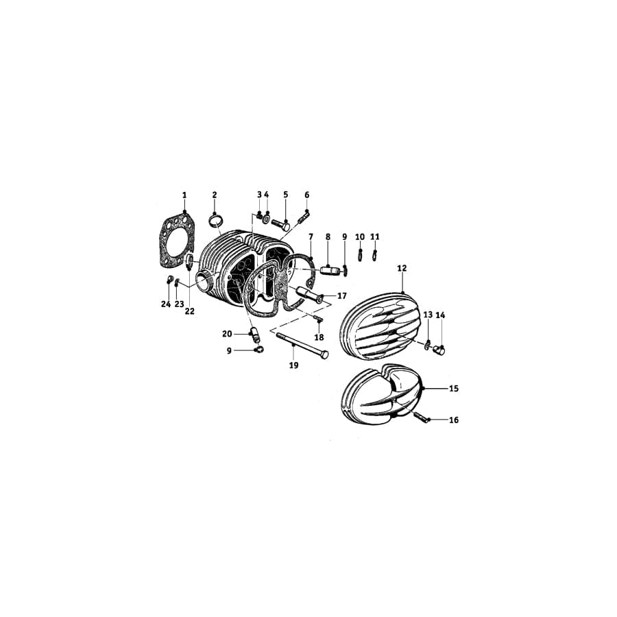 Genuine BMW 11120023152 Gasket (Inc. R69, R69 S & R68) | ML Performance UK Car Parts