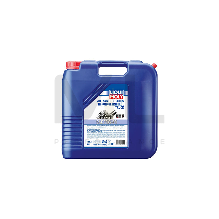 Liqui Moly Fully Synthetic Hypoid-Gear Oil Truck GL4/5 75W-90 205l