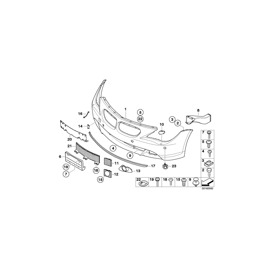 Genuine BMW 51497054361 E64 E63 Expanding Rivet BASALTGRAU HELL (Inc. 750Li) | ML Performance UK Car Parts