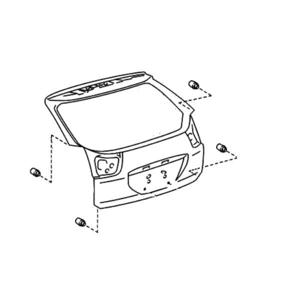 Genuine Lexus 90541-09128 RX Phase 3 Boot Door Support Cushion