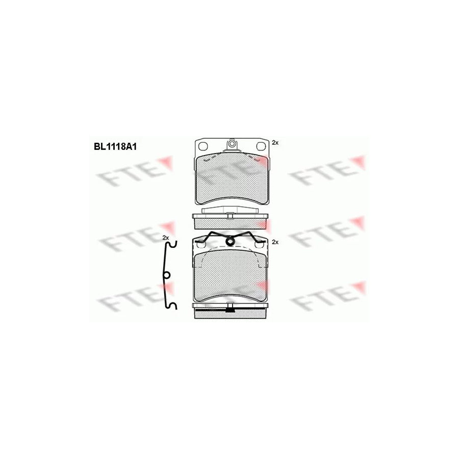 Fte BL1118A1 Brake Pad Set For Vw Transporter | ML Performance UK Car Parts