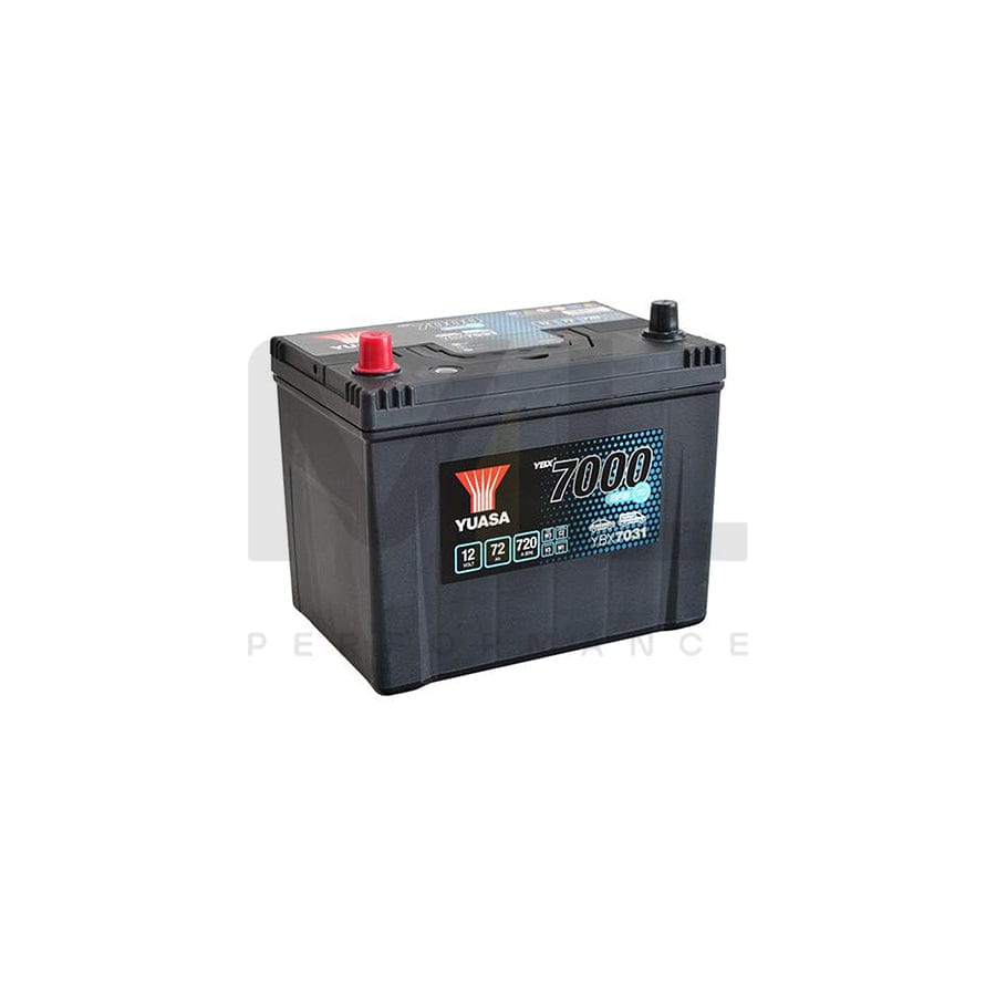 Yuasa YBX7031 12v 72Ah EFB Start Stop Plus Battery | ML Performance UK Car Parts