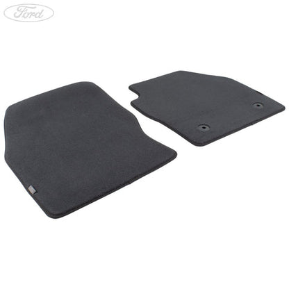 GENUINE FORD 1765389 C-MAX VELOUR FLOOR MATS FRONT, ANTHRACITE WITH BLACK NUBUK SURROUND | ML Performance UK